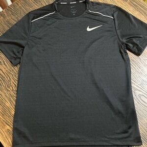 Nike Black Short Sleeve Running Dri-FIT shirt - Men size medium